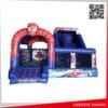 Spiderman Shaped Inflatable Castle with Slide (NL001)
